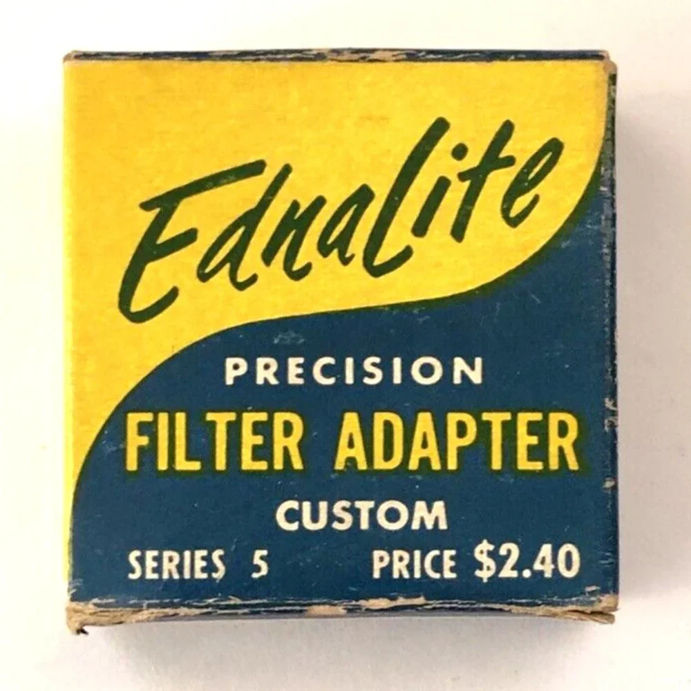 Vintage EdnaLite Duraklad Coated Portrait +1 Lens w/ 508 Filter Adapter Bayonet